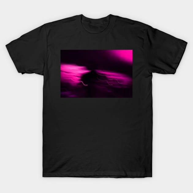 Pink blurry lights T-Shirt by Beccasab photo & design